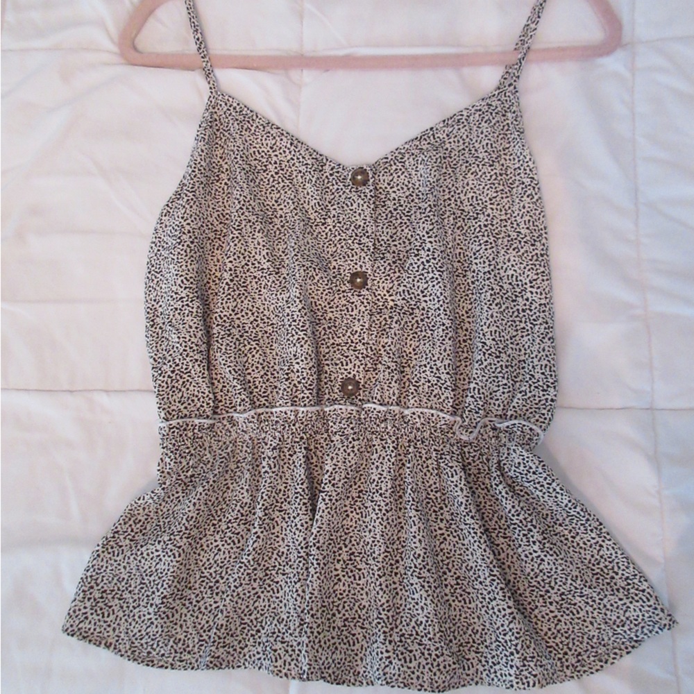 🖤NWT🖤 Cow Print/Polka Dot Cami Blouse